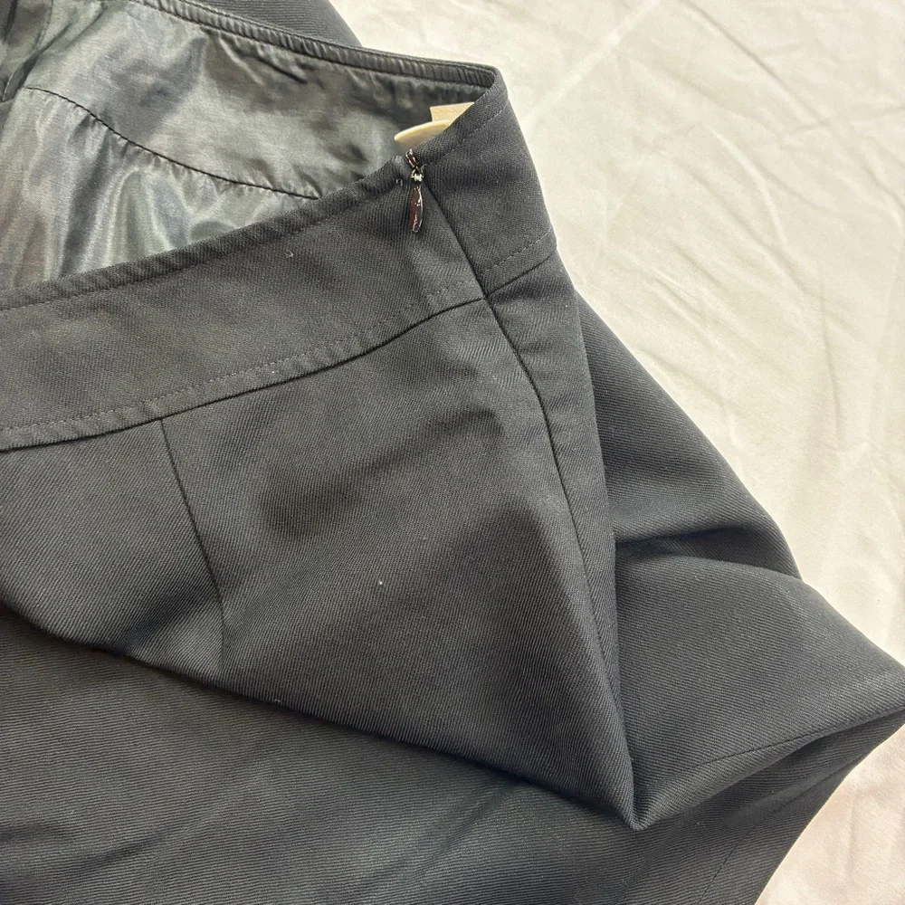 Talbots Wool Classic Black A-Line Skirt